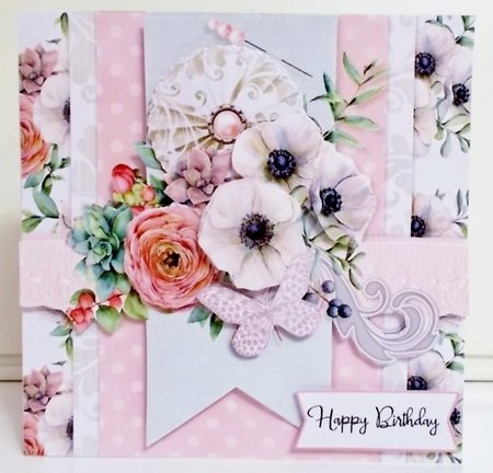 Anemone Bouquet All Occasion Complete 6x6 Card Kit  by Pam Stubley