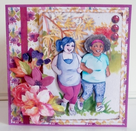 Autumn Daze 4 Complete 6x6 Card Kit  by Pam Stubley