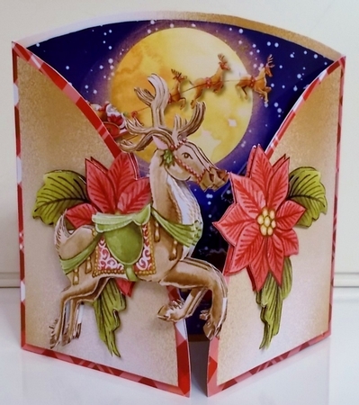 Jingle All the Way Half Moon Gatefold Card Kit by Pam Stubley
