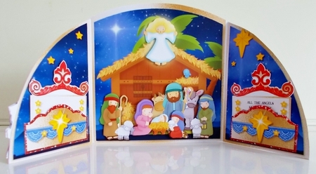 Starry Starry Night Half Moon Gatefold Card Kit by Pam Stubley