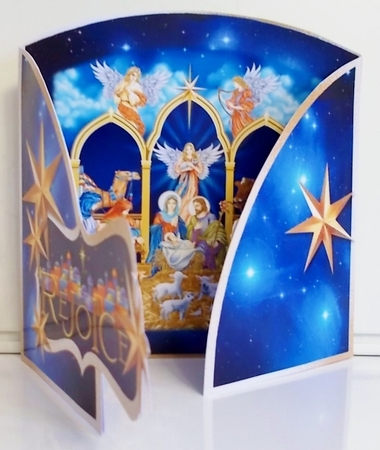 Rejoice Half Moon Gatefold Card Kit by Pam Stubley