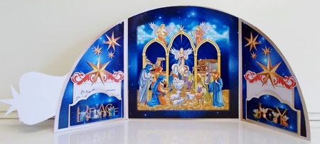 Rejoice Half Moon Gatefold Card Kit by Pam Stubley