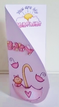 New Baby Girl Tear Drop Sheet by Pam Stubley