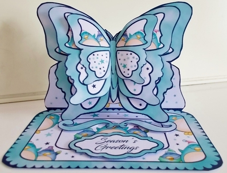Butterfly easel Happy Penguins by Pam Stubley