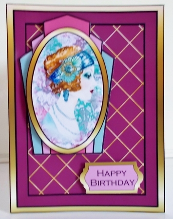 Art Deco Lady QC by Pam Stubley