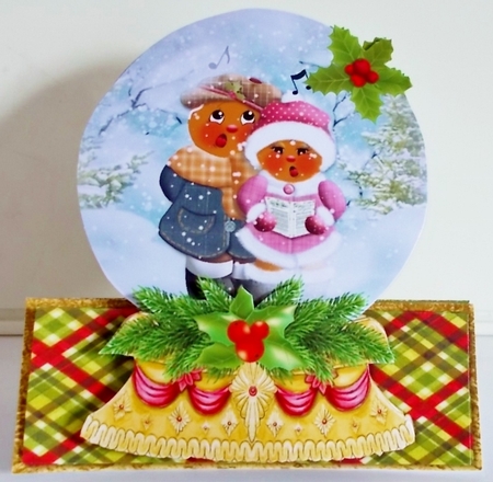Gingerbread Cuties 1 Snow Globe Mini Kit by Pam Stubley