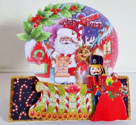 Santa & Co. 1 Snow Globe Mini Kit by Pam Stubley