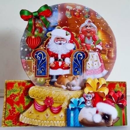 Santa & Co. 2 Snow Globe Mini Kit by Pam Stubley