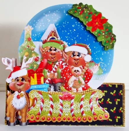 Santa & Co. 4 Snow Globe Mini Kit by Pam Stubley