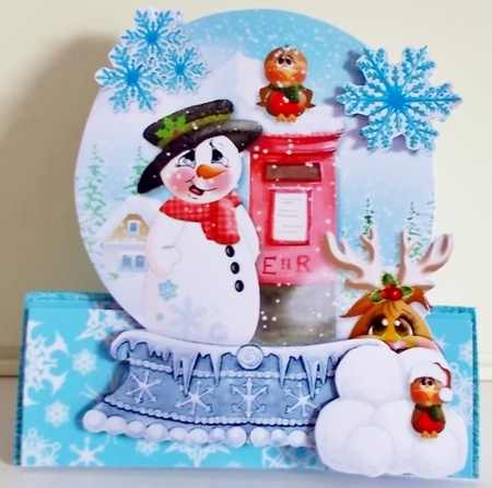 Santa & Co. 5 Snow Globe Mini Kit by Pam Stubley