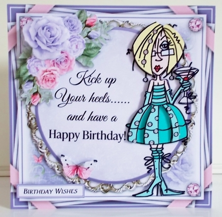 JJ - Kick Up Your Heels Mini Card Kit by Pam Stubley