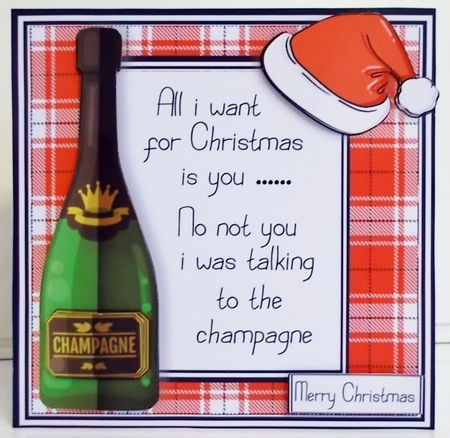 All i want for Christmas is you ....... Champagne 7x7 by Pam Stubley