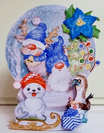 Gnome-Mans Land 2 Snow Globe Mini Kit by Pam Stubley
