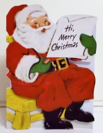Santa Reading by Pam Stubley