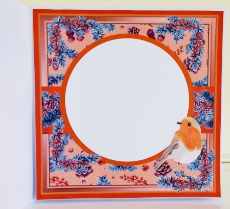 Robin & Wreath Insert Panel by Pam Stubley