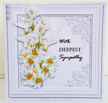 Topper callas & daffodils  by Pam Stubley