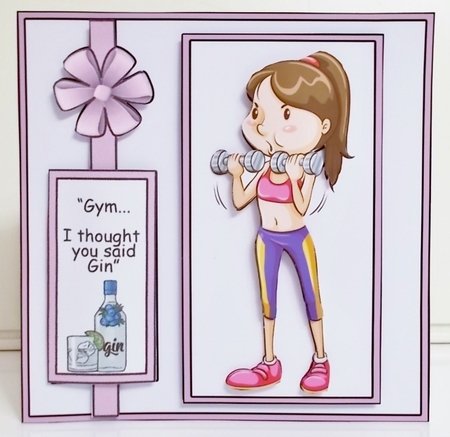 Workout and gin by Pam Stubley