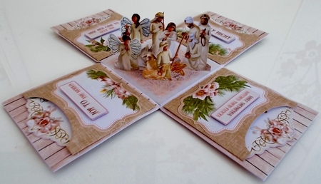 The Glory of Christmas 2 Exploding Box Surprise Kit. by Pam Stubley