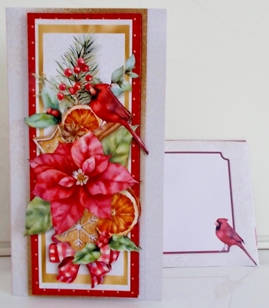 Beautiful Winter 4 DL  Card & Envelope Kit by Pam Stubley