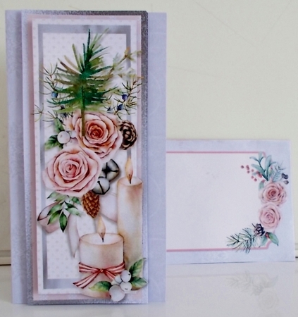 Beautiful Winter 5 DL  Card & Envelope Kit by Pam Stubley