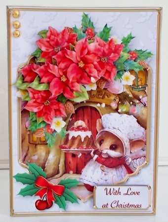 A Christmas Treat - 5in x 7in Card Mini Kit by Pam Stubley