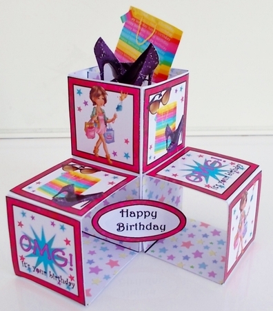 Cube pop-up Shopping Spree by Pam Stubley