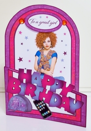 Cutaway Trendy Girl by Pam Stubley