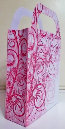 Floral border gift bag 5 by Pam Stubley