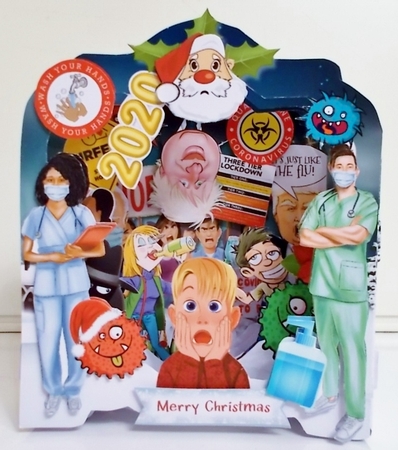 2020 The Year that Never Was! Shape the Scene 3D Card and Envelope Kit. by Pam Stubley