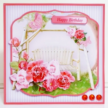 Garden Retreat - Decoupage Card Mini Kit by Pam Stubley