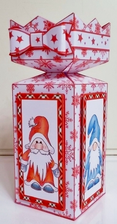 Cracker box Christmas gnomes (Red) by Pam Stubley