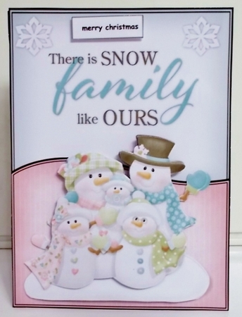 A5 Snow Family  Mini Kit by Pam Stubley