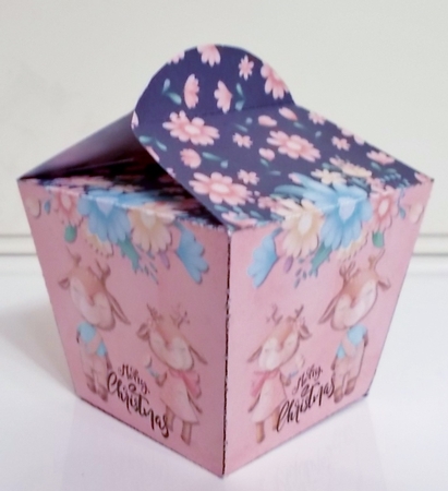 Reindeer Christmas Box 3 by Pam Stubley