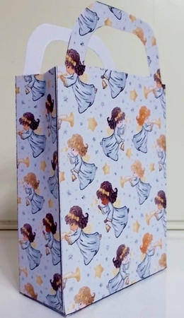 Christmas angel gift bag 1 by Pam Stubley