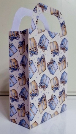 Christmas presents gift bag by Pam Stubley