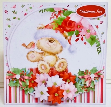 Christmas Fun - Decoupage Card Mini Kit by Pam Stubley