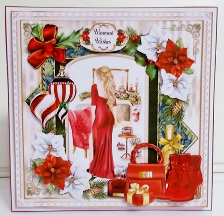 Bumper Kit of 4 Fashionable Christmas Mini Page Kits by Pam Stubley