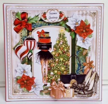 Bumper Kit of 4 Fashionable Christmas Mini Page Kits by Pam Stubley