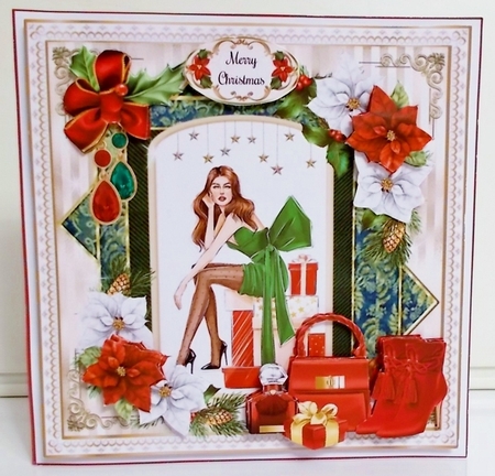 Bumper Kit of 4 Fashionable Christmas Mini Page Kits by Pam Stubley