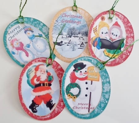 CHRISTMAS GIFT TAGS by Pam Stubley