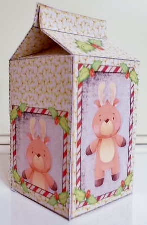 Snowy Friends Milk Carton 6 by Pam Stubley