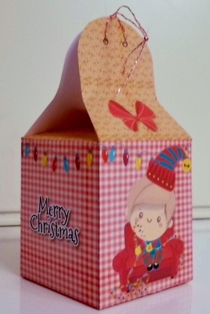 Elf Christmas box 2 by Pam Stubley