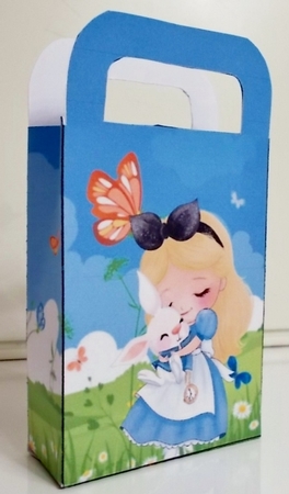 sweet little girl in the meadows gift bag/box (two) by Pam Stubley