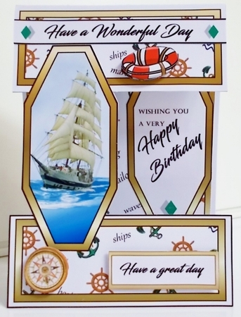 Open front All at sea by Pam Stubley