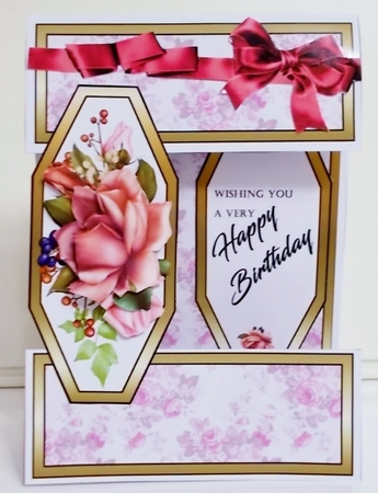 Open front Roses & Berries (Birthday) by Pam Stubley