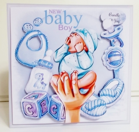 New Baby Boy Mini Page Kit by Pam Stubley