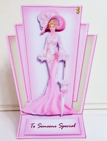 Shaped Card Topper  Elegant Lady 2 by Pam Stubley