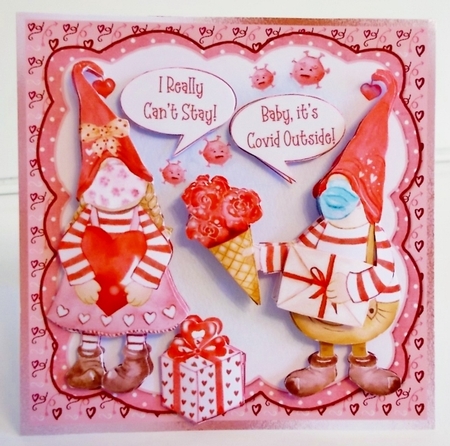 Baby Its Covid Outside Complete Card and Inserts Kit by Pam Stubley
