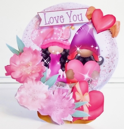 Gnoming Me, Gnoming You 2 Glitter Globe Mini Kit by Pam Stubley