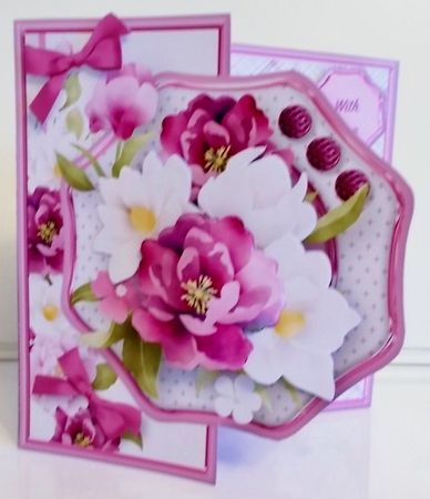 Magnolia Cluster - Offset Octagon Card Mini Kit by Pam Stubley